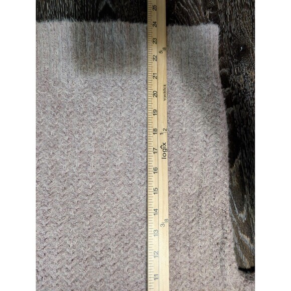 Maeve Anthropologie Sweater Womens XS Beige Cowl Turtleneck Chunky Knit Pullover - Picture 7 of 7